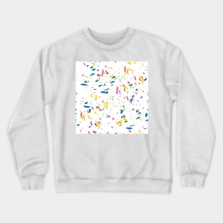 Colored Paint Drops Fashion Seamless Crewneck Sweatshirt